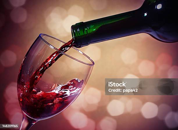 Red Wine Stock Photo - Download Image Now - Alcohol - Drink, Beauty, Bottle