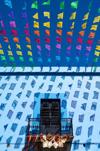 istock Color-full door at Oaxaca downtown, Mexico. 1482098953
