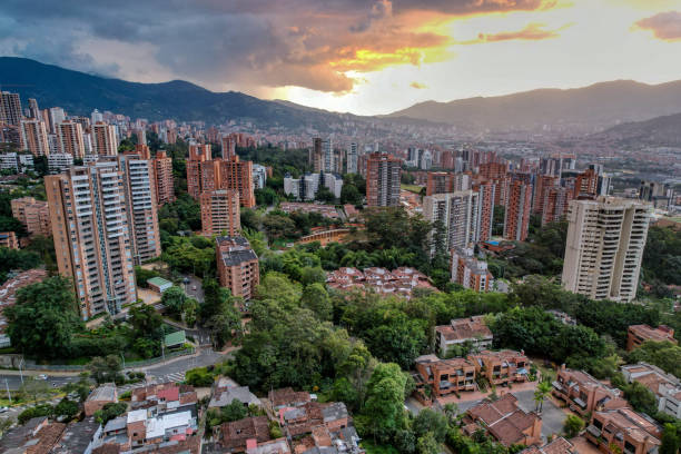 istock Aerial views from over Medellin, Colombia 1482112387