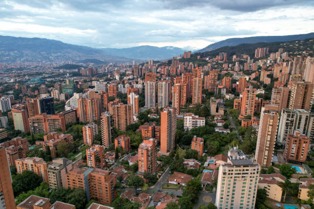 istock Aerial views from over Medellin, Colombia 1482112483