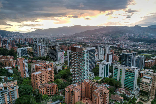 istock Aerial views from over Medellin, Colombia 1482113074