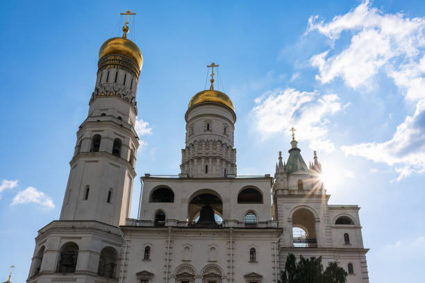 Domes and crosses on the Russian Orthodox Church in Havana, Cuba.