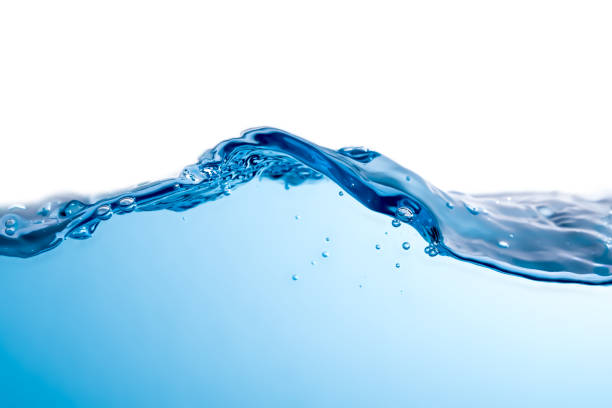 istock Abstract illustration Clear water surface with ripples and bubbles. beautiful white background. close-up 1482124679