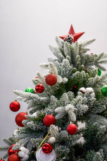 istock beautiful christmas tree and decorations 1482127598