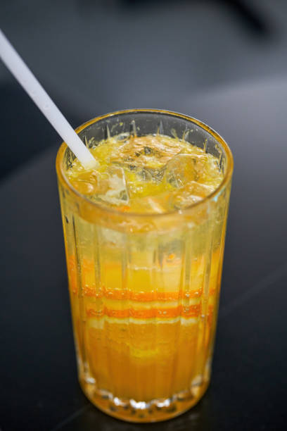 istock A cup of refreshing orange sparkling water drink in summer 1482127754