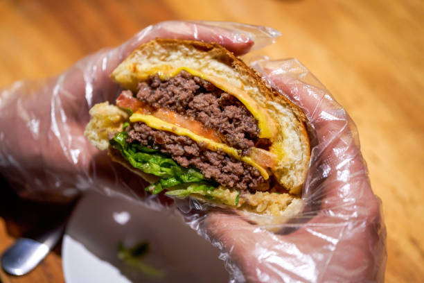 istock A tempting and delicious American-style beef handmade burger 1482128285