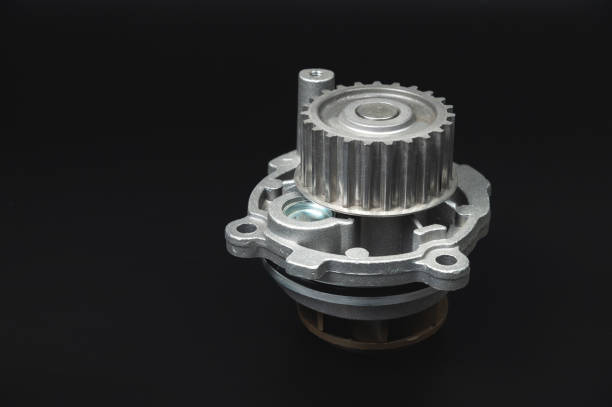 istock Spare part. Mechanical water pump for engine cooling. 1482135134