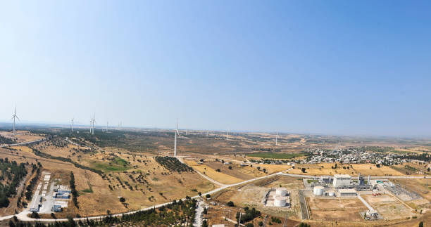 istock Windmill turbine power generation farm 1482137400