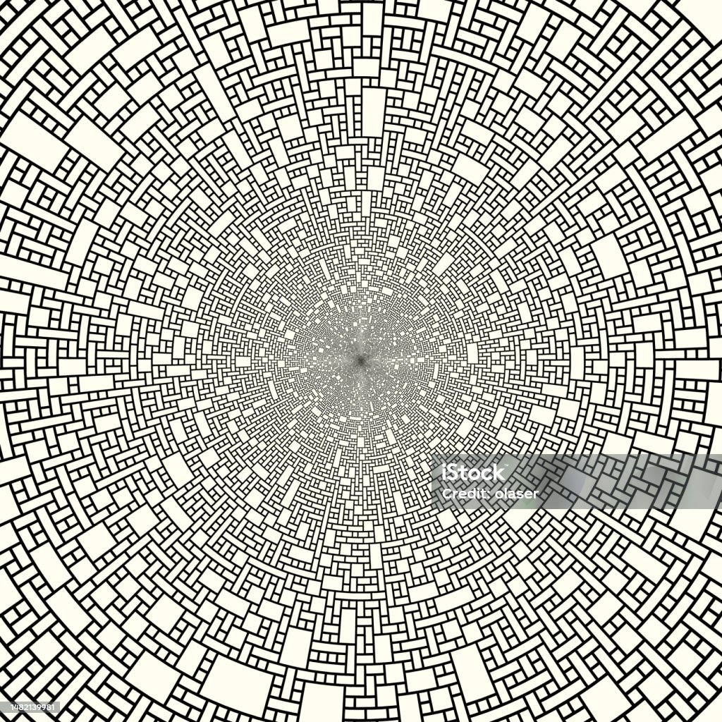 Round Rectangular Pattern Stock Illustration - Download Image Now ...