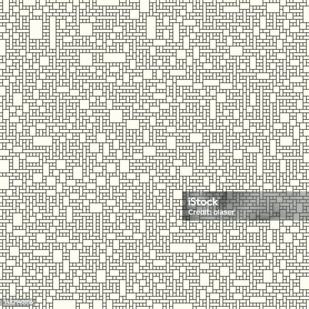 Full Frame Rectangular Grid Pattern Stock Illustration - Download Image ...