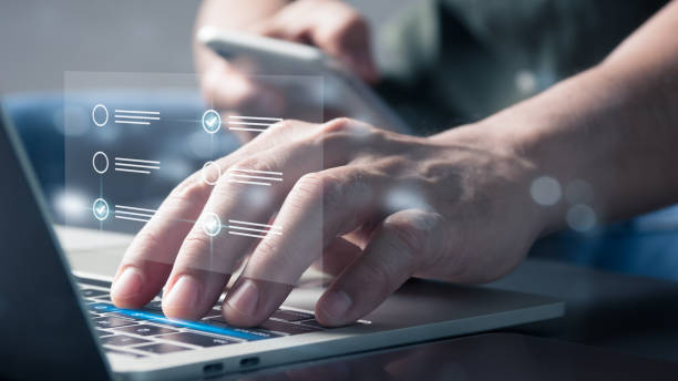 istock businessman Take a quiz, a poll, an analysis, or an examination online. selecting the appropriate response on the test, completing an online survey form. Respond to the exam questions. 1482141176