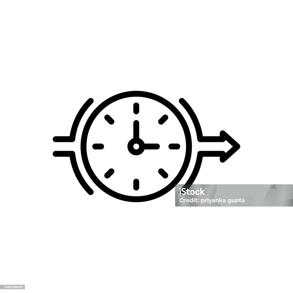 Time Intertim Interim Time Stock Illustration - Download Image Now - Clock, Icon ...
