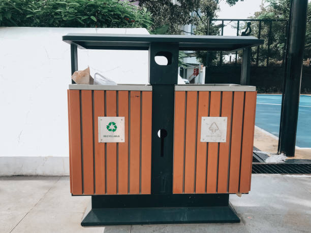 istock Garbage in trash cans, recycling of garbage separation 1482167071