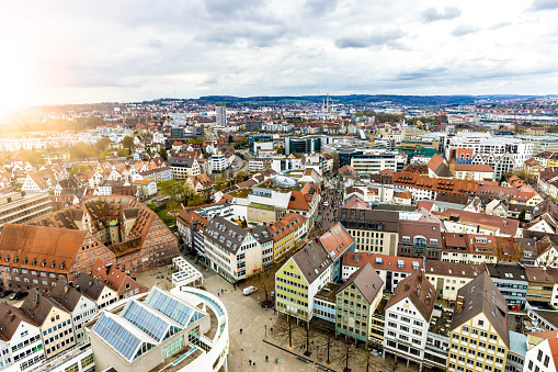 City of Ulm, Aerial View, Germany