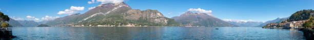 istock Panoramic view of Lake Como, Italy with Bellagio (right) 1482176069
