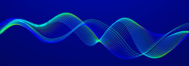 istock Digital landscape with dots and lines. Equalizer for music. Cyberspace grid. Background concept for your design. 3d 1482178344