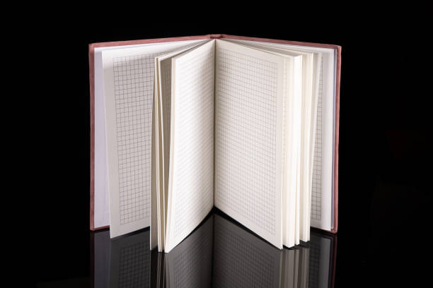 istock close up of a blank velour fluffy notebook on black background with clipping path 1482180716