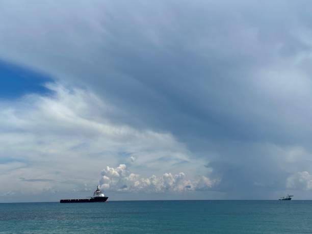 istock ship in the sea. Limassol marina 1482186180