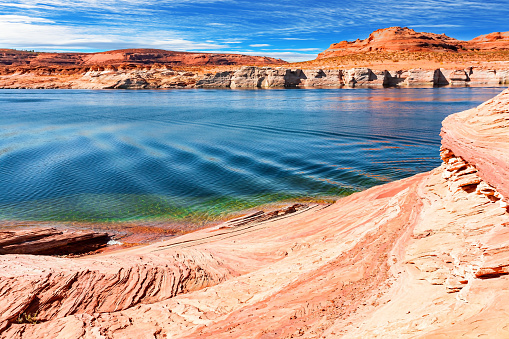 Colorado river and cliffs near Lee's Ferry Arizona