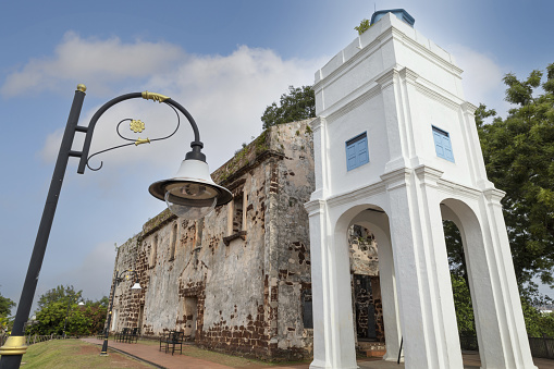 St. Paul's church in Malacca, Malaysia.St.Paul's church was built in 1521 by the Portuguese