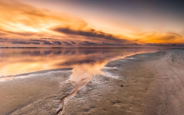 istock Landscape of a beach surrounded by water during the sunset on Cape Cod, Massachusets 1482201077