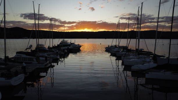 istock Gosford Marina Sunset 1482205007