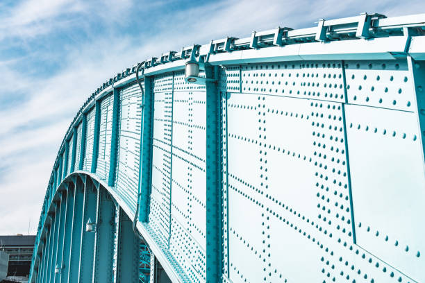 Eitai Bridge at Sumida River at Tokyo