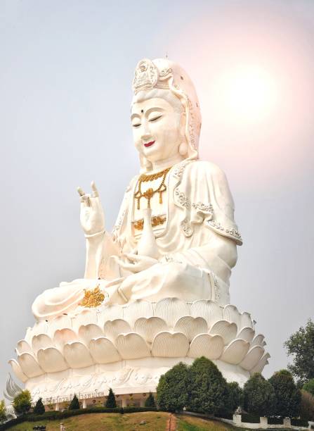 istock The white Guan Yin. 1482207986