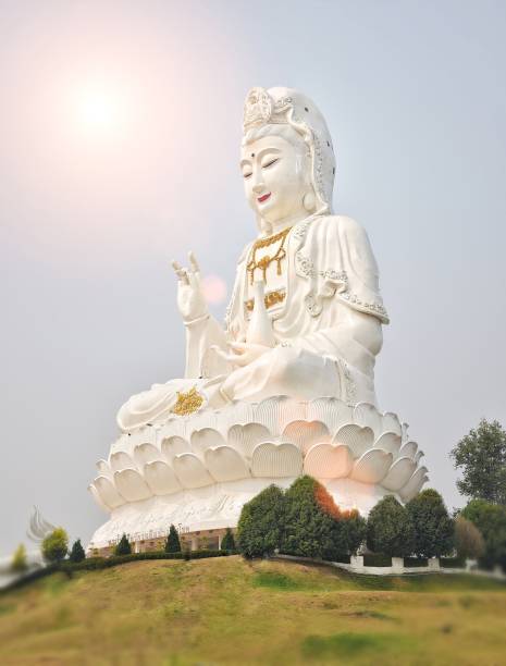 istock The white Guan Yin. 1482208012