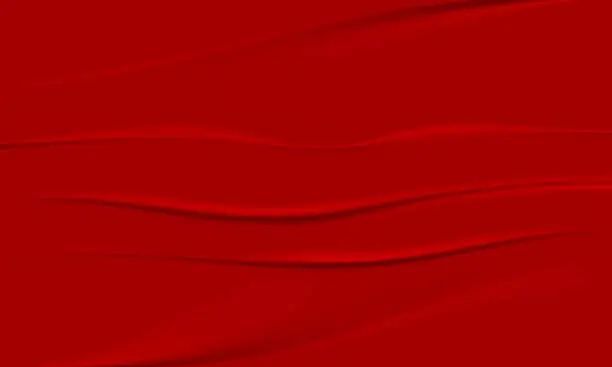 Vector illustration of Vector background of red cloth