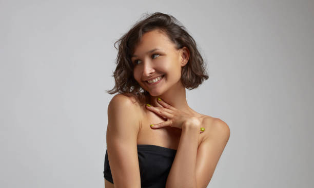 istock Beautiful young woman looking happy. 1482213534