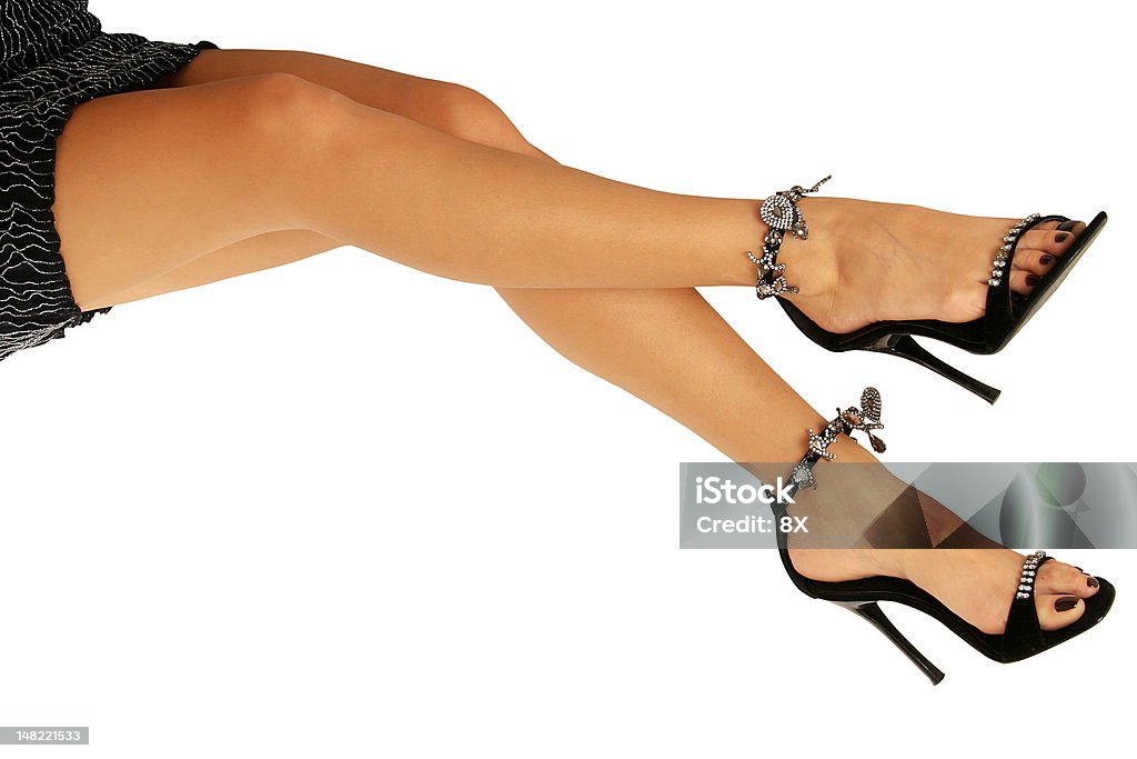 Длинные ноги, сексуальная и красивая - Стоковые фото Горизонтальный роялти-фри