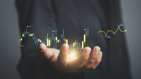Bisnis Berpegang Pada Grafik Candlestick Grafik Investasi Grafik