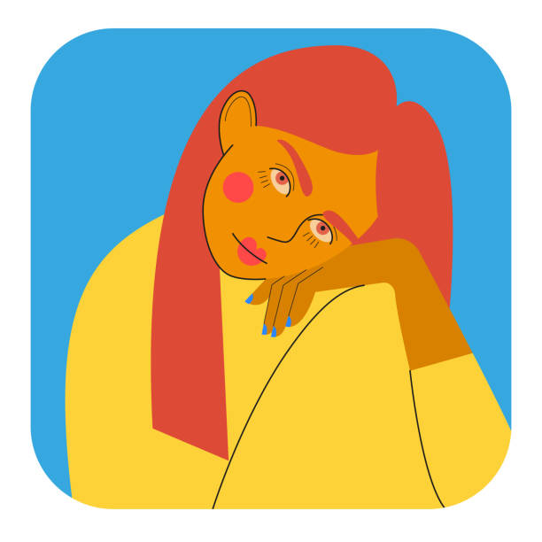 istock a young girl with long red hair 1482223067