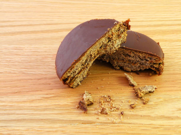 istock Caramel Alfajor with chocolate cover 1482223203