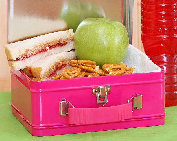 express boîte repas-rose - lunch box lunch box metal photos et images de collection