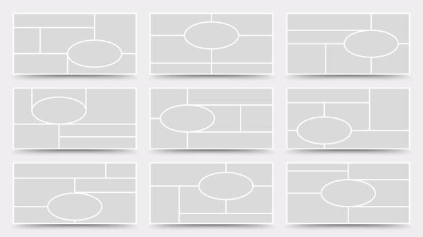 Photo Template Multi 60+ Flyer With Multiple Photos Stock Illustrations, Royalty-Free Vector ...