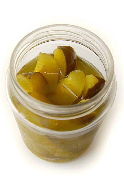 Jar of Pickles stock photo