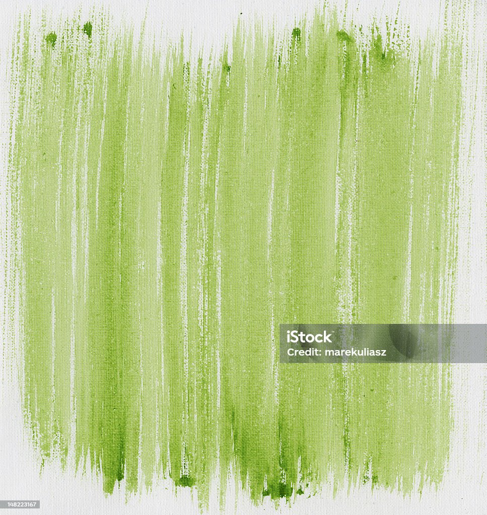 Vert abstrait sur toile peinte - Photo de Abstrait libre de droits