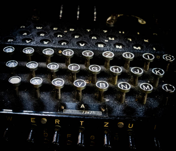 View Of A German World War 2 'Enigma' Machine
