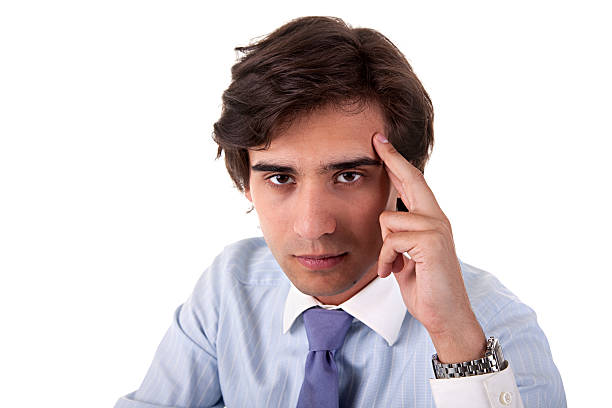 istock Portrait of a young  businessman thinking 148223774