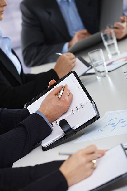 istock Hands on business meeting at office 148223798