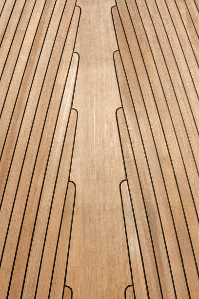 istock Teak wood on yacht deck 1482239232