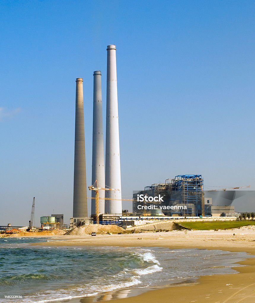Stazione di energie fossili power - Foto stock royalty-free di Ambientazione esterna