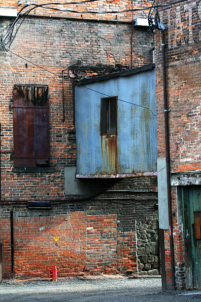 Industiral Alley stock photo