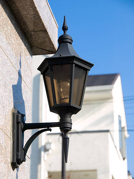 istock Exterior electric lamp fixture 148224795