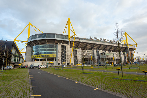 Dortmund, Germany - 05 January, 2023: Football stadium of Borussia Dortmund. Sport