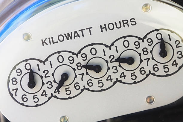 amperímetro - quilowatt - fotografias e filmes do acervo