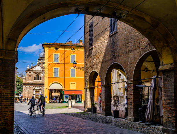 casco antiguo de Módena - Italia - foto de stock