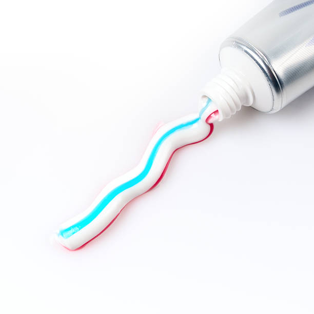 Toothpaste Diagonal stock photo